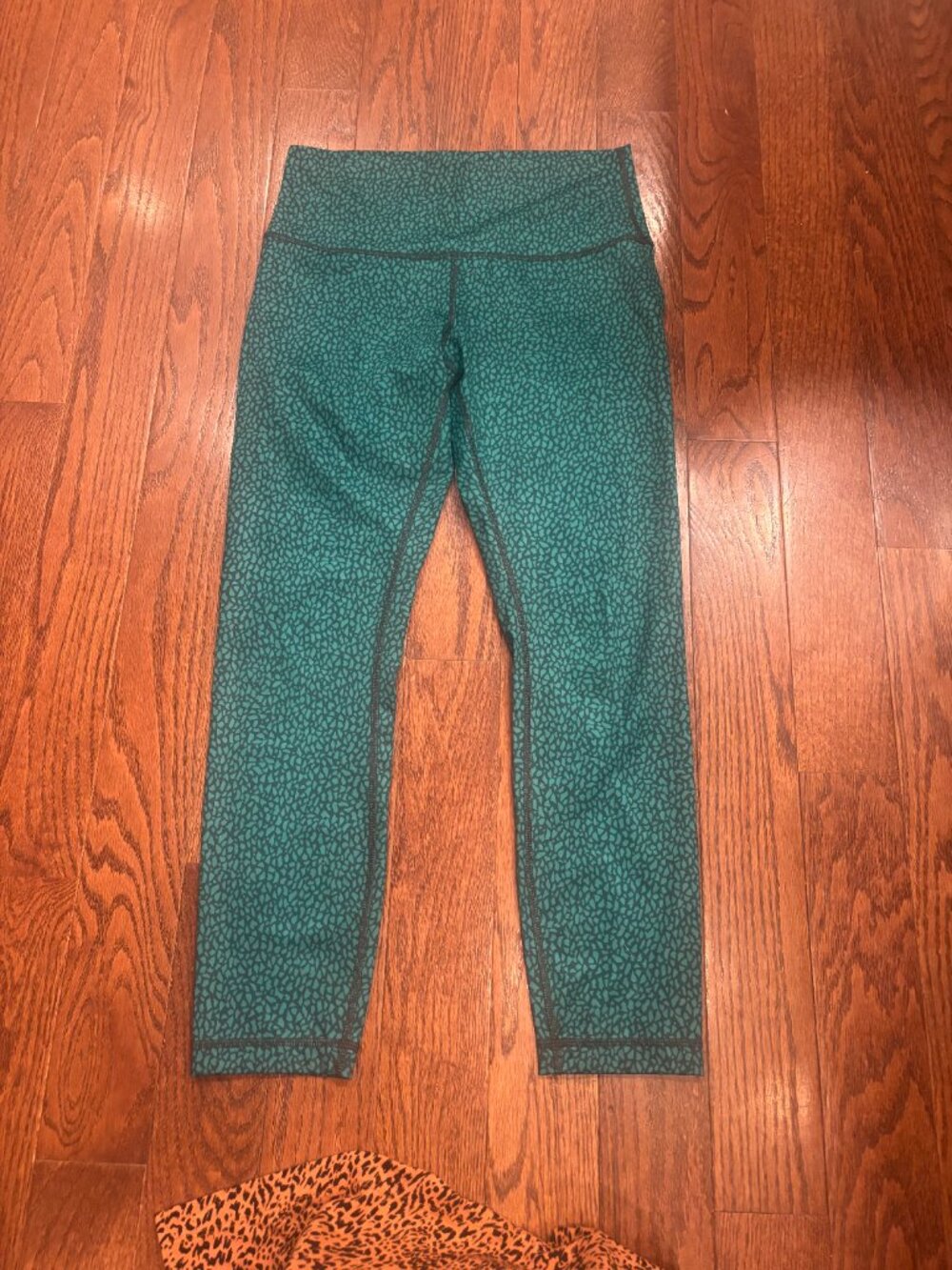 Lululemon Wunder Under Hi-Rise Miss Mosaic Green Size 8